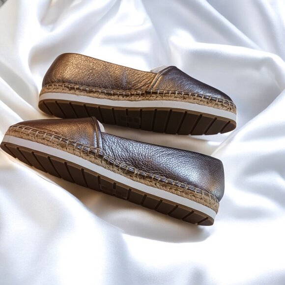 Kenneth Cole Cara Anthracite Flat Espadrille Shoes - New in Box, Size 8M - Picture 8 of 16